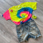 Neon Rainbow Tie Dye Tee - Southern Grace Creations