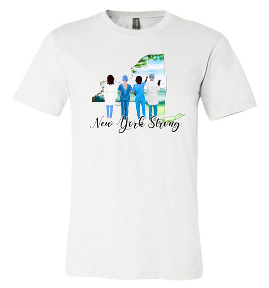 New York Strong - Medical - White - Southern Grace Creations