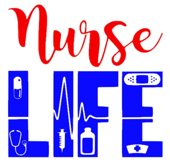 "Nurse Life" Decal - Southern Grace Creations