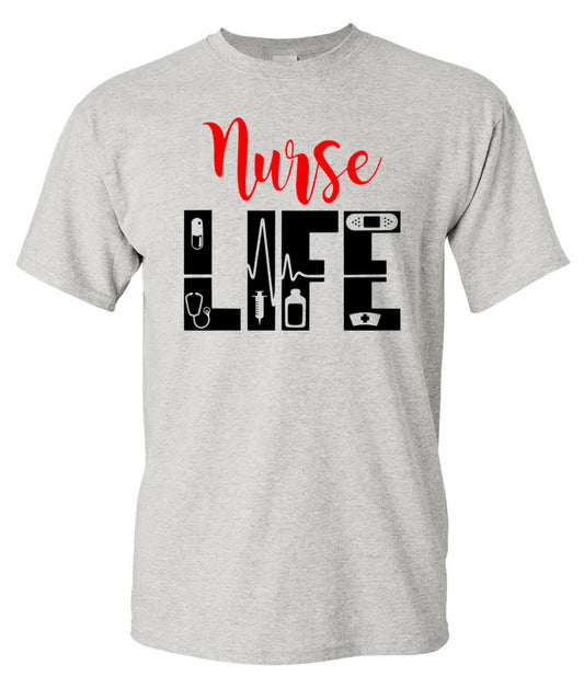 Nurse Life Tee - Southern Grace Creations
