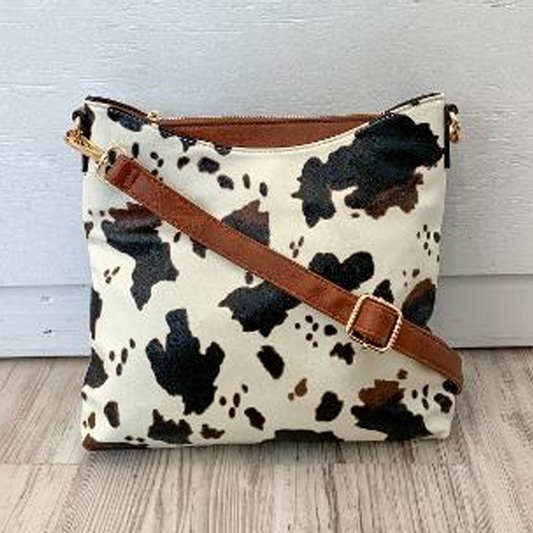On the Go Crossbody - Cow - Southern Grace Creations