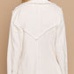 Oversized Corduroy Blazer - Beige - Southern Grace Creations