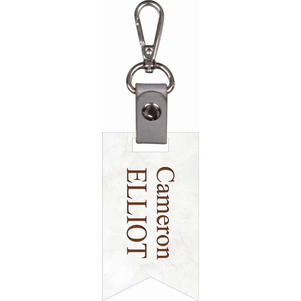 Keychains Banner PERSONALIZED BANNER KEY CHAIN