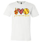 Peace Love Softball - White Tee - Southern Grace Creations