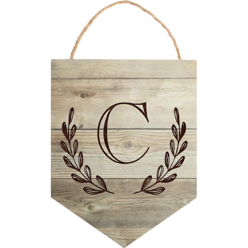 Personalize Wood Grain Banner (Engravable) - Southern Grace Creations