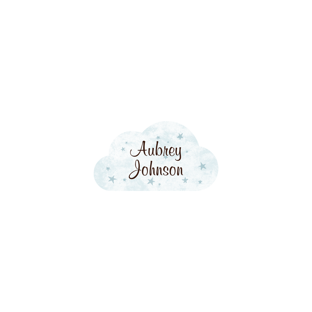 Personalized Cloud Sign (Engravable) - Southern Grace Creations