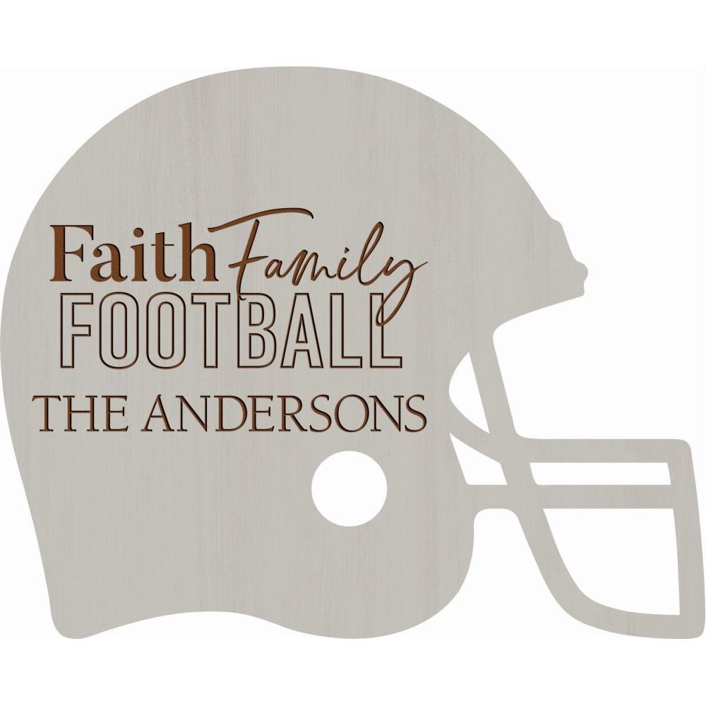 Personalized Football Helmet Sign (Engravable) - Southern Grace Creations
