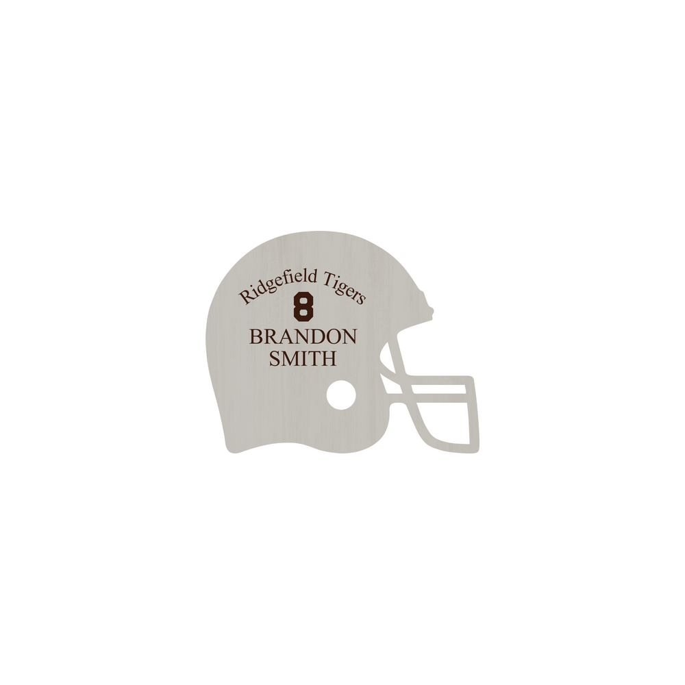 Personalized Football Helmet Sign (Engravable) - Southern Grace Creations