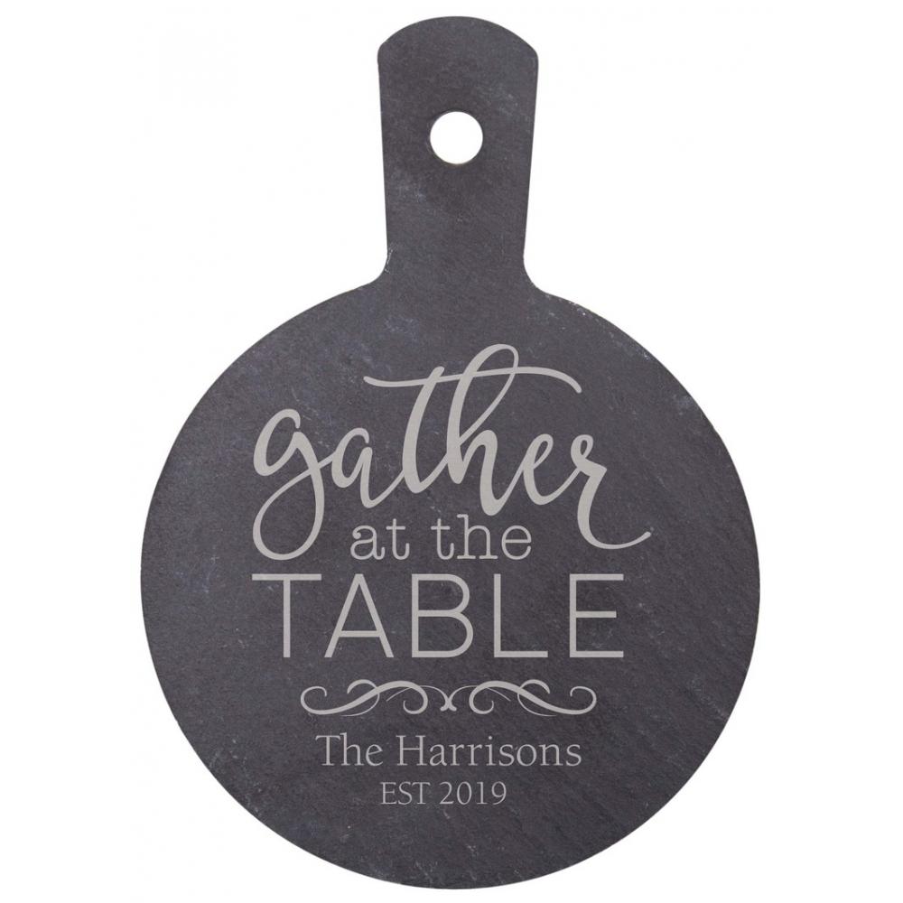 Personalized Slate Serving Board (Engravable) - Southern Grace Creations