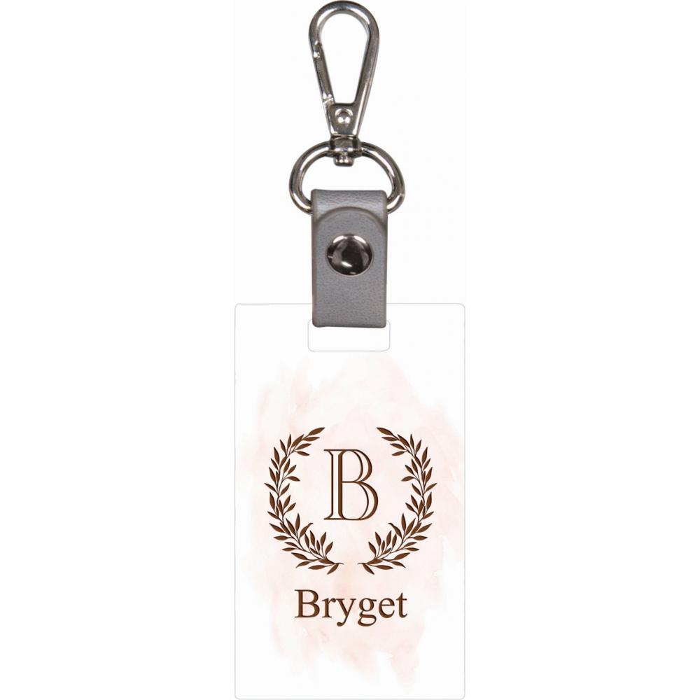 Personalized Watercolor Key Chain (Engravable) - Southern Grace Creations