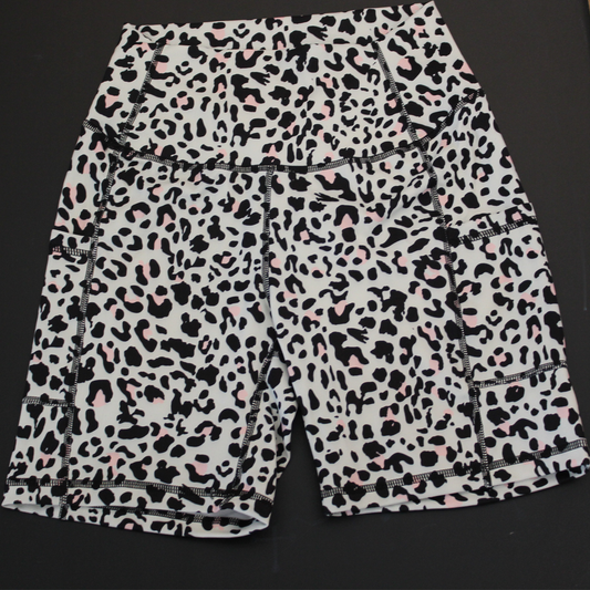 Pink Leopard - Biker Shorts - Southern Grace Creations