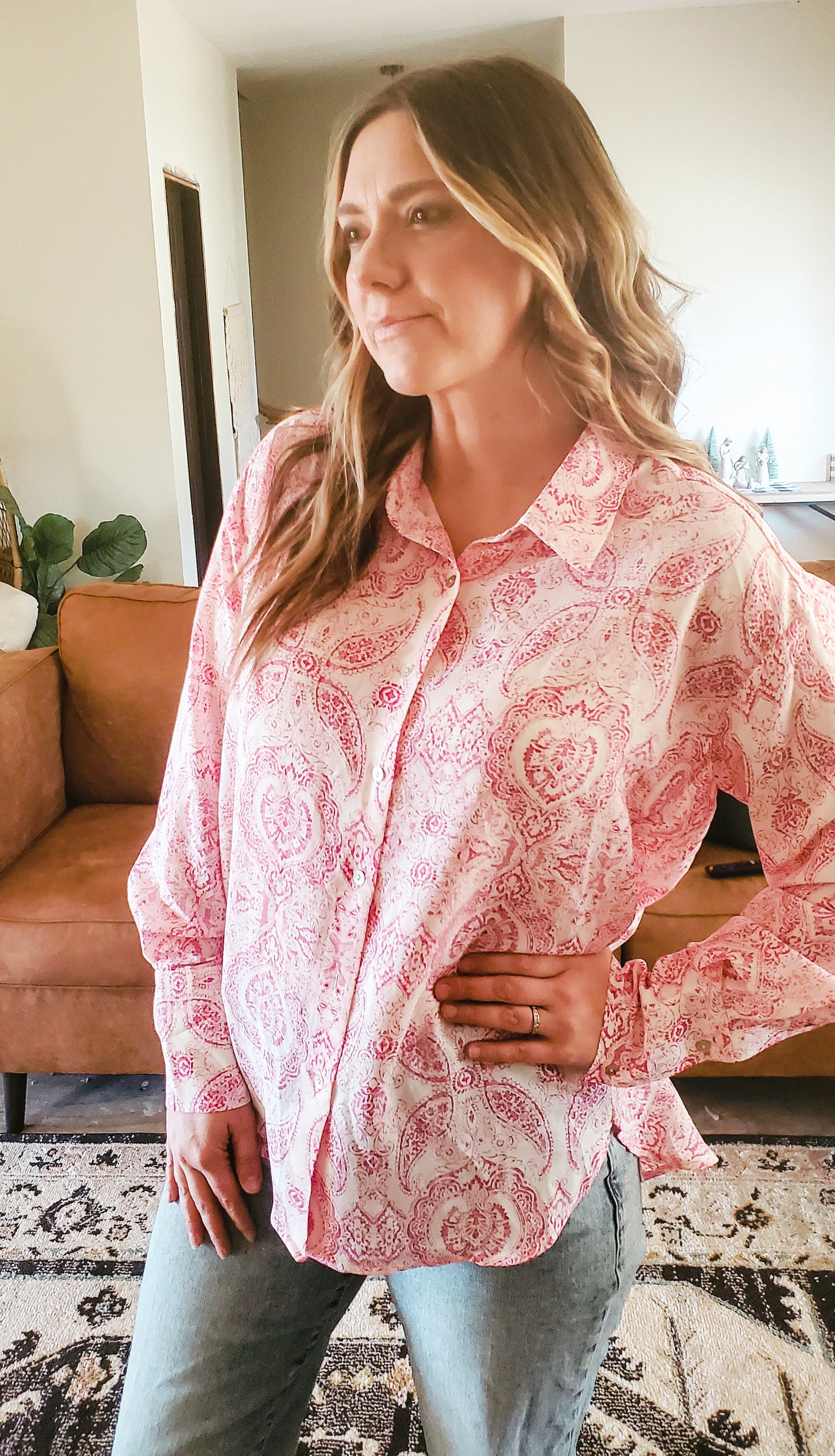 Pretty in Paisley Top - Southern Grace Creations