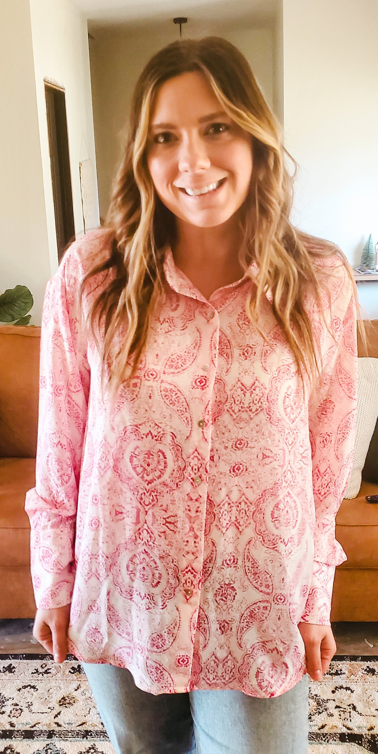 Pretty in Paisley Top - Southern Grace Creations