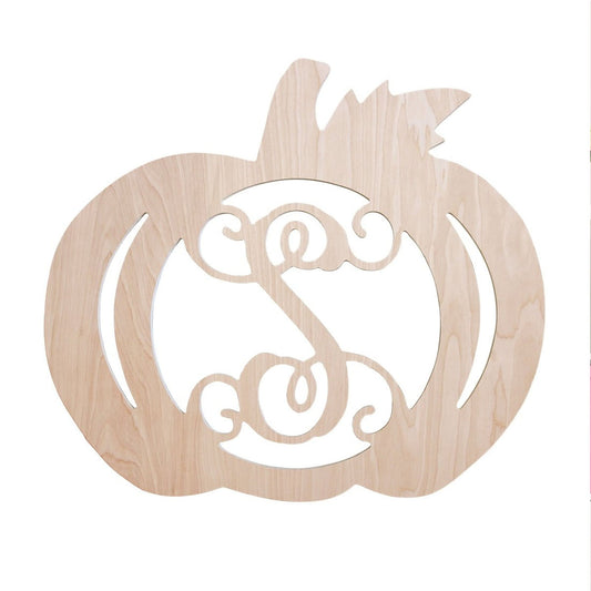 Pumpkin Wood Monogram - Southern Grace Creations