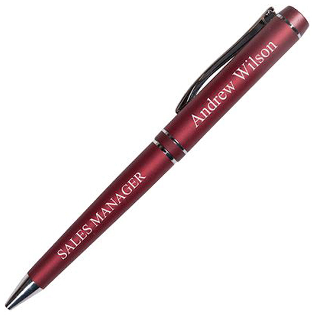 RED METAL PEN - ENGRAVABLE - Southern Grace Creations