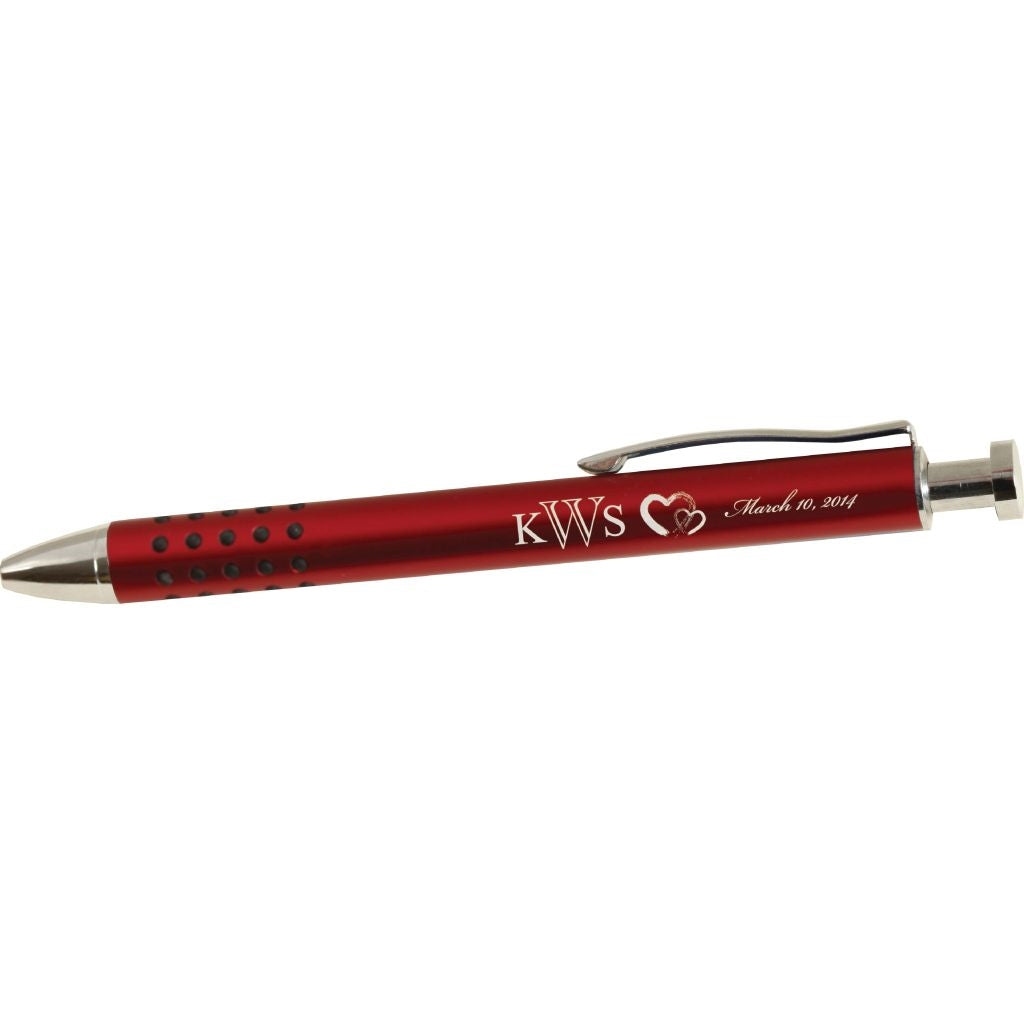 RED METAL PEN - Engravable (ZMCA01) - Southern Grace Creations