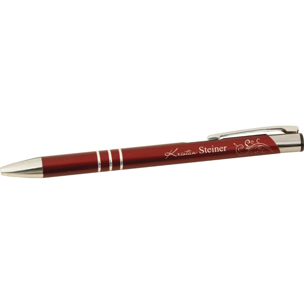 RED METAL PEN - Engravable (ZMCA30) - Southern Grace Creations