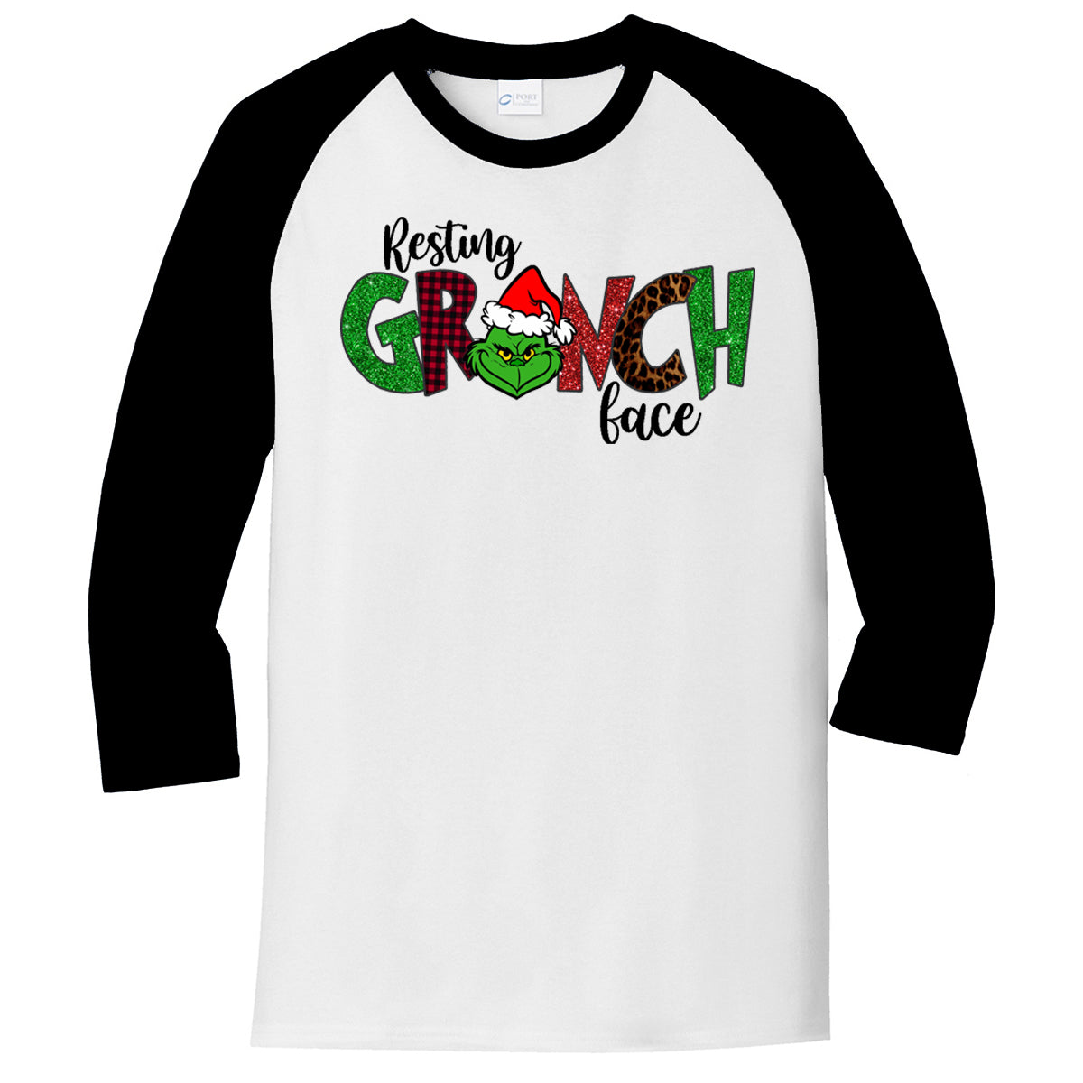 Resting Grinch Face Tee - Southern Grace Creations