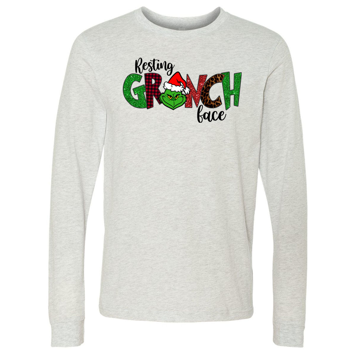 Resting Grinch Face Tee - Southern Grace Creations