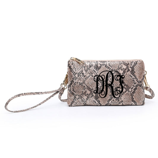 Riley Monogrammable Crossbody-Bronze - Southern Grace Creations