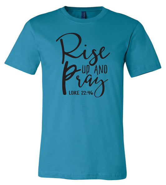 Rise Up and Pray - Aqua - Southern Grace Creations