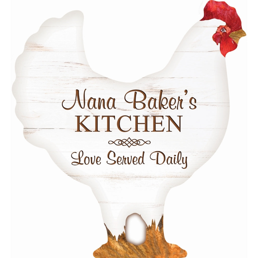 Rooster Sign (Engravable) - Southern Grace Creations