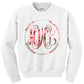 SPRING BLOSSOM VINE MONOGRAM PRINTED SHIRT - Southern Grace Creations