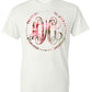SPRING BLOSSOM VINE MONOGRAM PRINTED SHIRT - Southern Grace Creations