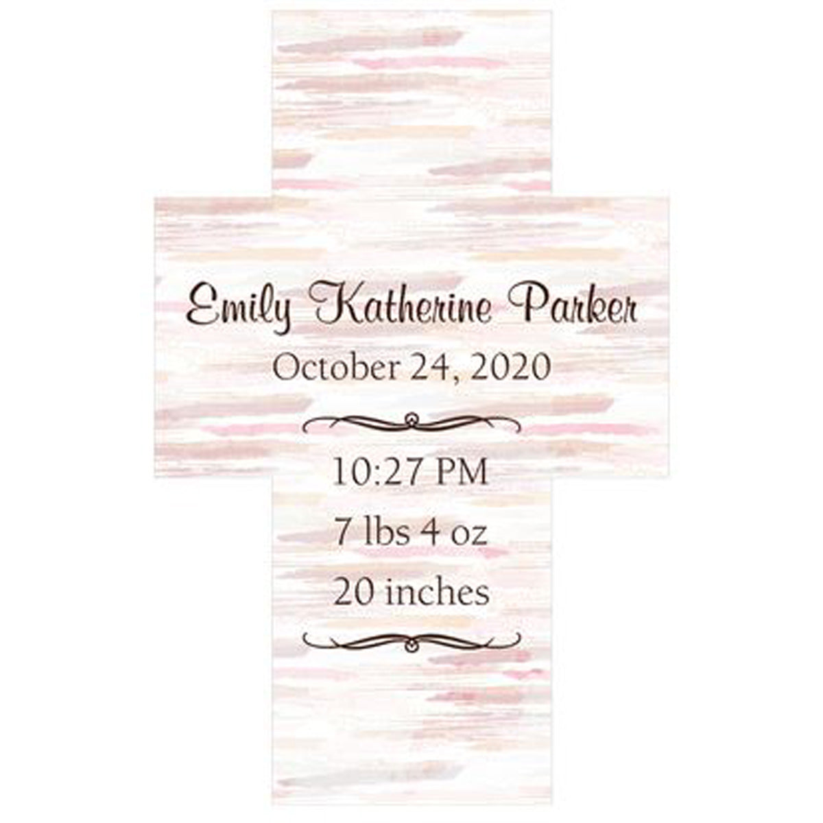 SWEET PINK CROSS THAT IS ENGRAVABLE - Southern Grace Creations