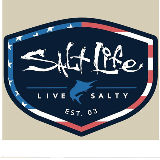 Salt Life Amerishield Vinyl Sticker - Southern Grace Creations