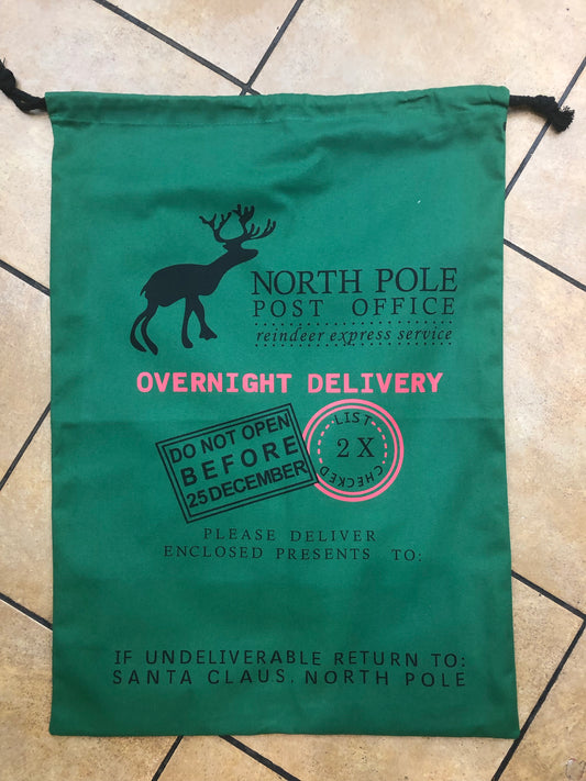 Santa Bags-North Pole Post Office - Southern Grace Creations
