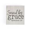Saved By Grace Word Block - Southern Grace Creations