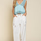 Sleeveless V neck Mini Babydoll Tank Top - Southern Grace Creations