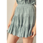 Smocking Detail Skort - Sage - Southern Grace Creations