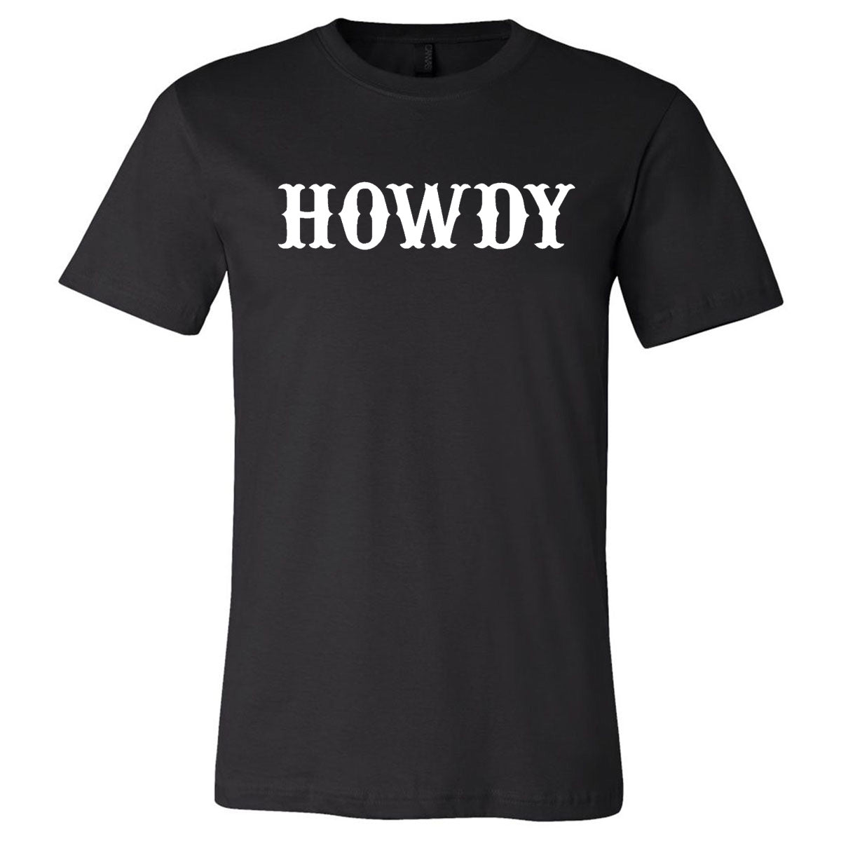 Southern Howdy TEE -  Graphic Black Tee - Southern Grace Creations