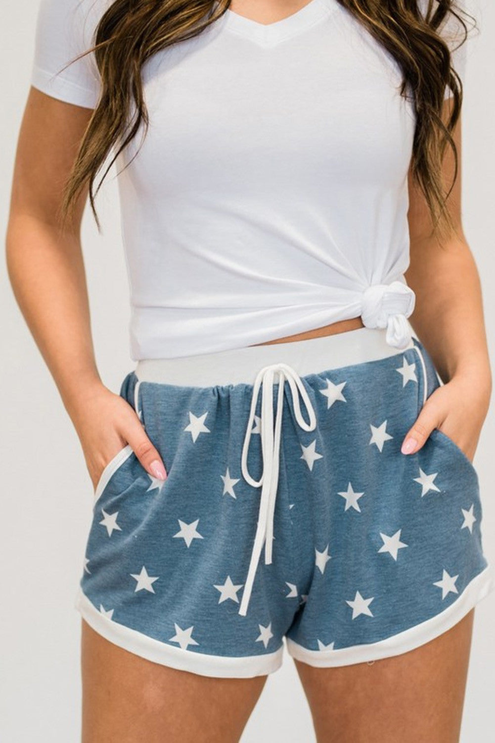 Star Shorts in Blue - Southern Grace Creations