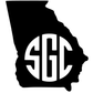 State Monogram Decal - Southern Grace Creations