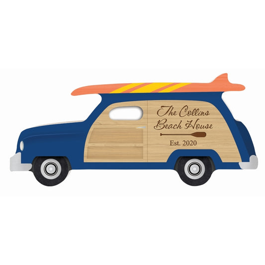Station Wagon Sign (Engravable) - Southern Grace Creations