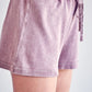 Stone Washed Shorts - Dusty Mauve - Southern Grace Creations