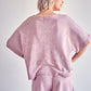 Stone Washed Shorts - Dusty Mauve - Southern Grace Creations