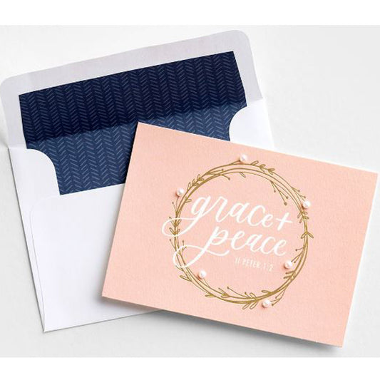 Studio 71 - 8 Premium Embellished Note Cards - Blank - Southern Grace Creations