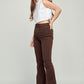 Sydney Flare Pants-Brown - Southern Grace Creations
