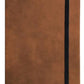 TAN FAUX LEATHER NOTEBOOK LARGE A5 - Engravable (ZAMH0014) - Southern Grace Creations