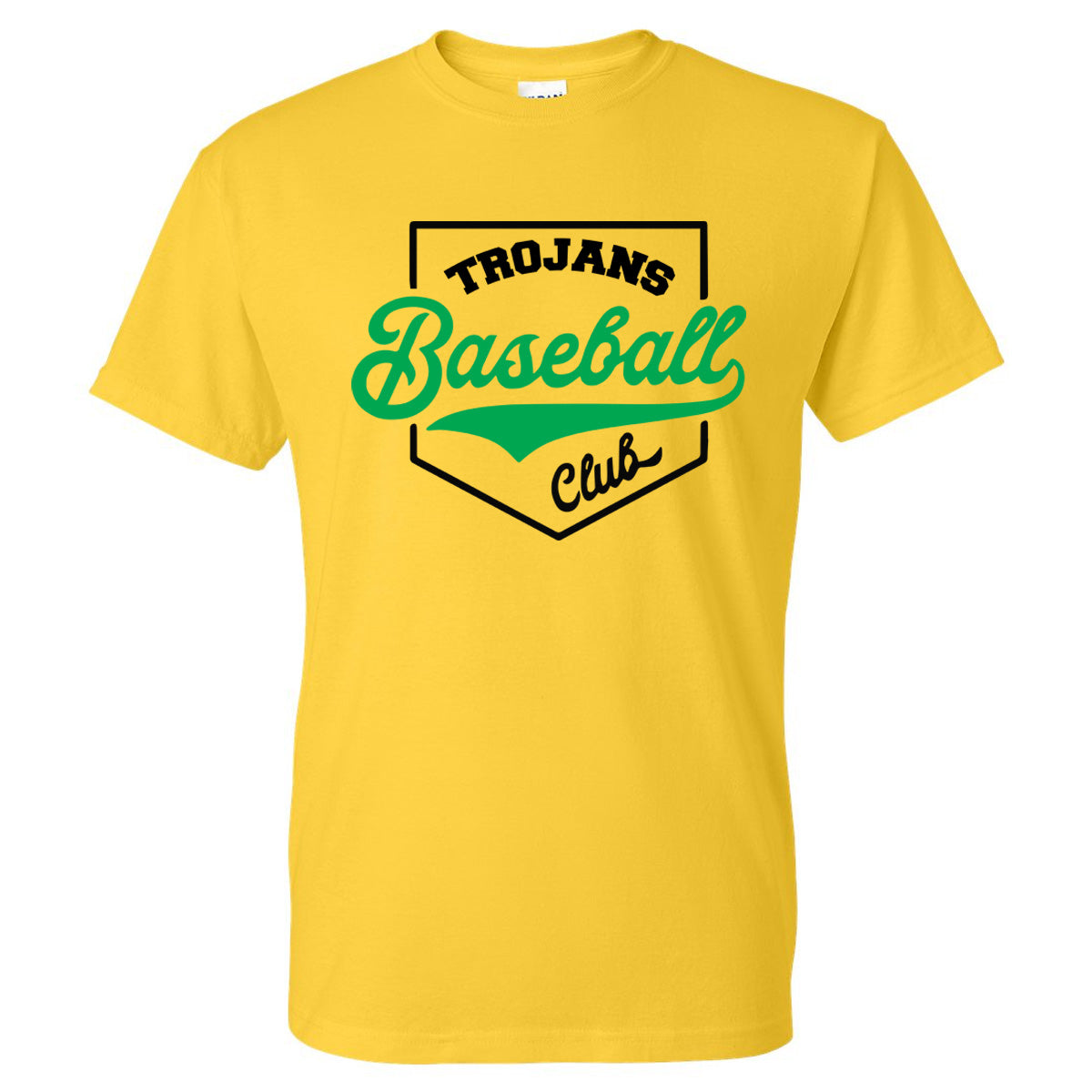 TWIGGS ACADEMY - TROJANS BASEBALL CLUB - Yellow (Tee/DriFit/Hoodie/Sweatshirt) - Southern Grace Creations