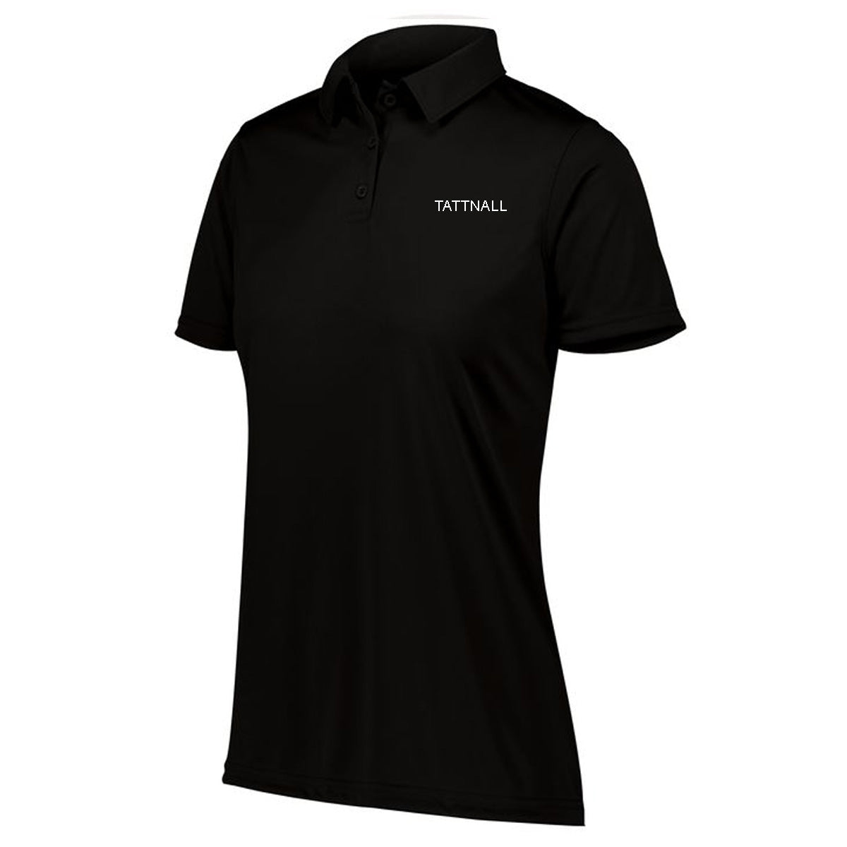 Tattnall - Ladies Drifit Vital Polo with Tattnall - Black (5019) - Southern Grace Creations