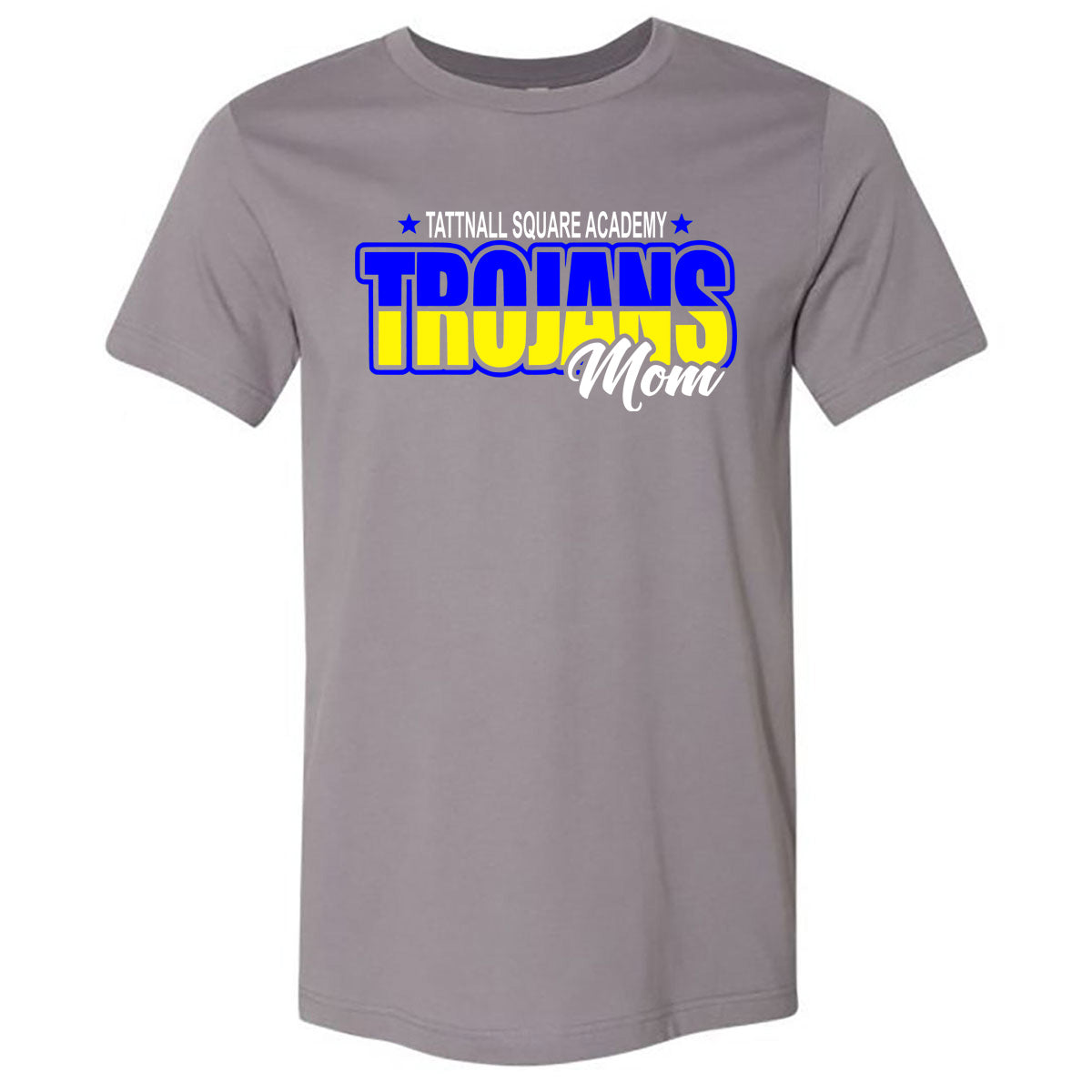 Tattnall - Tattnall Square Academy Trojans Mom - Storm (Tee/Hoodie/Sweatshirt) - Southern Grace Creations