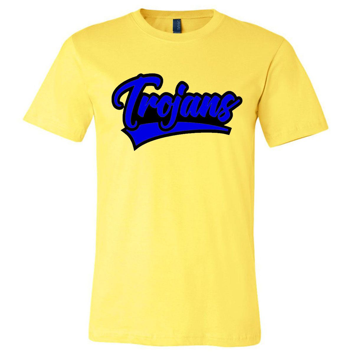 Tattnall - Trojans with Underline - Yellow (Tee/DriFit/Hoodie/Sweatshirt) - Southern Grace Creations