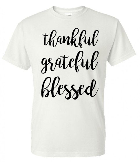 "Thankful Grateful Blessed" - Southern Grace Creations