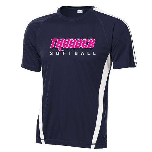 Thunder - Thunder Softball - Hard Sports - Navy Drifit Short Sleeves Tee (ST351) - Southern Grace Creations