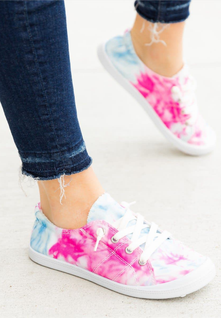 Tie Dye Canvas Shoes - Southern Grace Creations